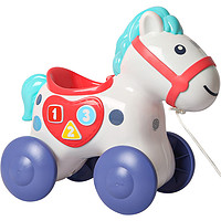 GOODWAY 谷雨 学步小马婴儿益智玩具6-12个月8六一儿童节礼物9宝宝拉绳牵引