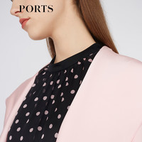 PORTS宝姿春夏新品女装长袖短风衣SA8T010KWB008 浅粉 6