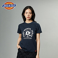 Dickies 帝客 24春夏新品 前胸D字母印花卡通图案女式短袖T恤