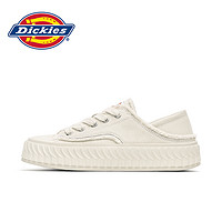 Dickies 帝客 帆布鞋女2024春夏厚底小白鞋女百搭半拖两穿休闲单鞋子女