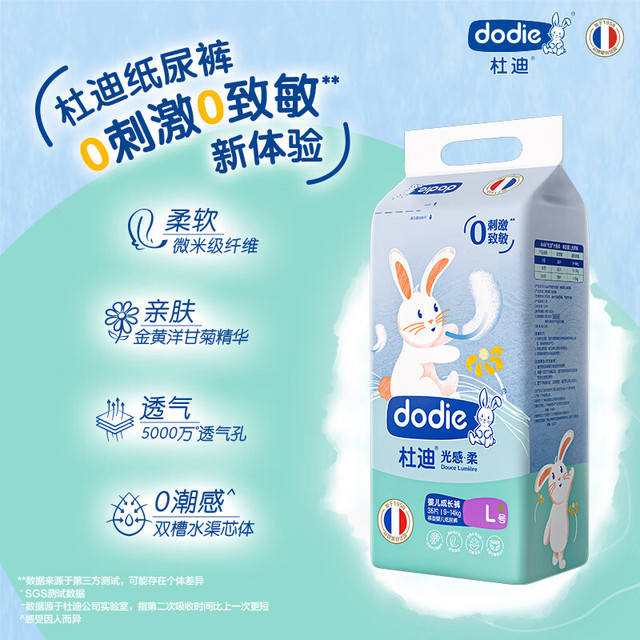 ​dodie 光感柔 拉拉裤 3XL码24片