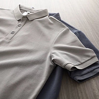 Cebrodz 300g重磅純棉翻領半袖POLO衫日系夏季短袖打底衫款品質通勤男裝