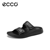 爱步（ECCO）拖鞋男鞋 夏季勃肯鞋户外拖鞋防滑休闲鞋软底运动拖鞋 科摩500954 黑色50095401001 40