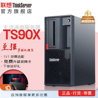 ThinkPad 思考本 联想 ThinkServer TS90X塔式服务器台式电脑主机至强E-2324G 16G内存 256G固态+2*1TB硬盘