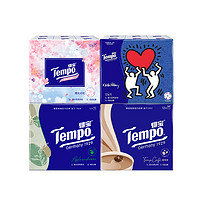 Tempo 得宝 4层加厚混合手帕纸48包便携可湿水面巾纸餐巾纸巾