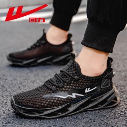 warrior回力网鞋男夏季新款镂空大网眼透气鞋子男士户外休闲运动网面