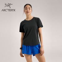 ARC’TERYX始祖鸟 NORVAN CREW SS 透气 女子 速干短袖T恤 Black/黑色 M