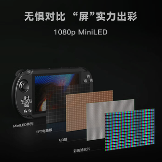 AYN Odin2 Mini 游戏机 8GB+128GB 黑色