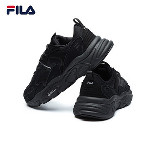 FILA（斐乐）男子跑步鞋MARS II火星二代复古运动鞋 黑色-BK-F12M141116F 40