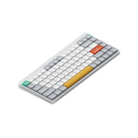 NuPhy Air75 V2 客制化矮轴机械键盘mac无线蓝牙超薄双三模静音办公 离子白 越橘轴（线性轴/45gf）