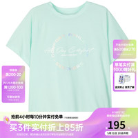 Skechers斯凯奇旋风速干童装女童针织圆领短袖舒适儿童运动T恤衫P224G051
