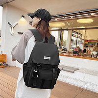 88VIP：卡帝樂鱷魚 2023韓版時尚工裝雙肩包男女情侶休閑旅行背包學生上課大容量書包