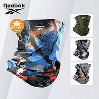 百亿补贴：Reebok 锐步 骑行防晒面罩男士魔术头巾夏季冰丝面罩户外登山围脖套