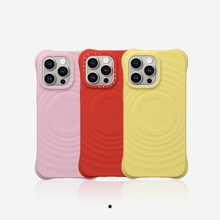 CASETiFY iPhone 15 Pro Max MagSafe纯色波漾手机壳 黑色