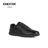 GEOX 杰欧适 男鞋2024春季新款圆头纯色休闲鞋SPHERICA EC12 U45GRA