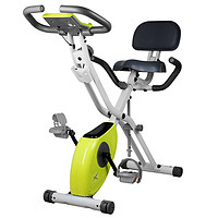 LEKI 雷克 LEIKE）XBIKE動感單車家用磁控健身車折疊室內自行車健身器材 檸檬黃 BC22001