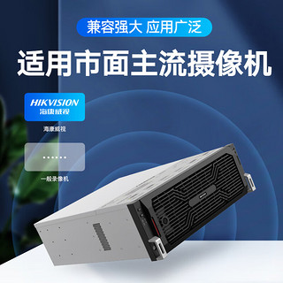 HIKVISION海康威视网络硬盘录像机监控64路24盘位兼容16TNVR满配64个摄像头带18块16TB硬盘DS-8864N-R24/4K