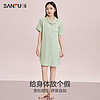 SANFU 三福 2024新款女夏季丝滑立体水果睡裙