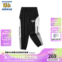 Skechers斯凯奇商场同款儿童长裤夏季男童校园风百搭休闲束脚裤L224B017