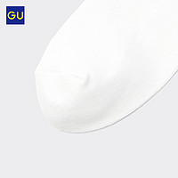 GU 极优 女装短袜(3双装)2024春季新款纯色舒适好穿 349015
