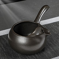 88VIP：京腾佳盛 围炉煮茶陶瓷茶壶 煮茶器 侧把壶煮茶壶 侧把壶（黑色）