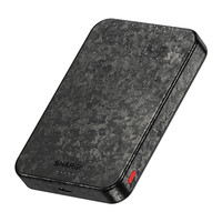  闪极 SHARGE C2 碳纤维磁吸移动电源 黑色 10000mAh 15W