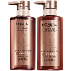lorealparis巴黎欧莱雅生姜洗发水控油蓬松强韧丰盈护发素洗护440ml