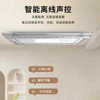 LIANGPAN 晾盼 智能晾衣架超薄自动嵌入电动伸缩隐形阳台自动晒衣架 N11B隐形伸缩+衣被同晒+遥控 优质加厚铝材 超薄自动晾衣机