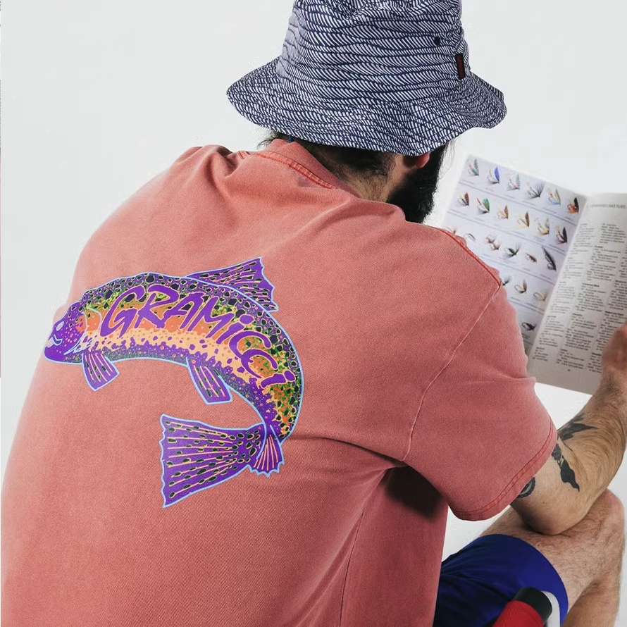 小野人 胶囊系列 鱼跃印花T恤
