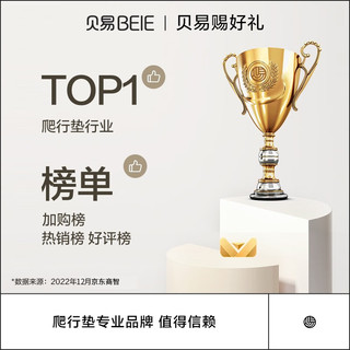贝易 BEIESTATE STATE STATE宝宝爬爬垫婴儿可拼接垫家用地板垫宝宝垫子防滑爬行垫泡沫地垫 【条纹彩虹+艺术彩虹]12片装 58*58*2.5cm/片
