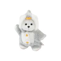 TeddyTales 莉娜熊 口袋莉娜熊系列 奶白企鹅毛绒玩具