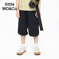 Little MO&CO. little moco童装夏装男童休闲裤工装风七分裤大童裤子儿童短裤