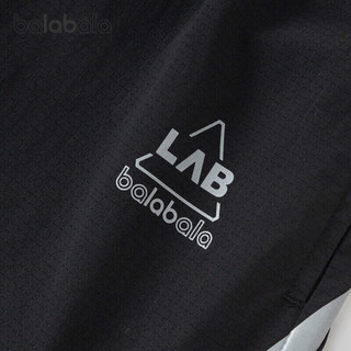 巴拉巴拉lab男童裤子休闲短裤2024夏装大童宽松【商场同款】202224110110