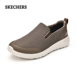 skechers斯凯奇gowalk减震一脚蹬健步鞋男士轻便休闲运动鞋