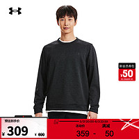 安德瑪 UNDERARMOUR）Storm男子抓絨圓領高爾夫運動衛衣1373675 黑色001 L