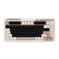 KZZI 珂芝 K75 Lite 三模无线键盘 星岩灰 82键 彩虹轴 RGB