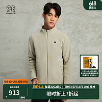 KOLON SPORT/可隆抓绒衣 男子户外透汽运动徒步露营保暖夹克外套