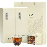 熙溪 福鼎白茶 2015年寿眉饼干茶  500g （5g*100片）礼盒装