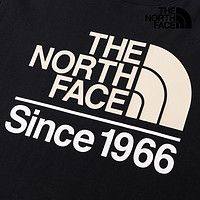 THE NORTH FACE 北面 短袖男款2024夏季新款运动T恤休闲透气上衣1966标语印花短T潮