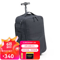 SANWA SUPPLY 6WAY双肩拉杆包 商务背包带轮 拉杆书包男女 旅行包登机包行李包 