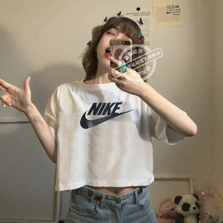  NIKE/耐克 透气 女士T恤  小勾/全棉材质/偏大/晒图-5 S/165/84A