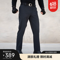 SANFO PLUS户外软壳裤男户外防风裤轻锋考杜拉双面织弹力特工长裤防泼水 黑色 M