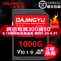 DAJINGYU SD卡 V30高速读取 1TB 存储卡