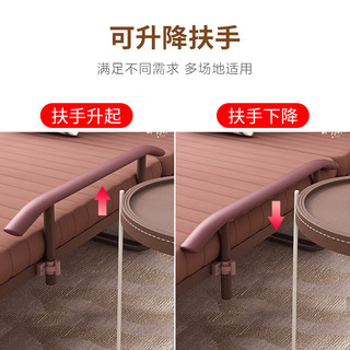 锦需 家用午休折叠床 烟灰色 90*30*192CM 经典款