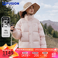 FILA 斐乐 FUSION 斐乐潮牌羽绒服2023冬季情侣运动服保暖外套男女