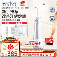 waterpik 潔碧 立式手持電動沖牙器洗牙器潔牙器水牙線 極光系列 GS5 藍色 2支噴頭