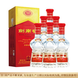 剑南春水晶剑52度500ml6瓶