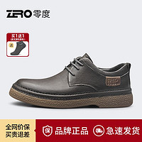 ZERO ZRO零度男鞋夏季新款真皮百搭大头皮鞋复古工装鞋男