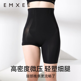 嫚熙（EMXEE）收腹裤提臀裤强力收腹收小肚子高腰提臀裤产后束腰塑身 黑色 L