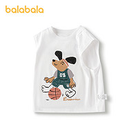 88VIP：巴拉巴拉 童装宝宝T恤男童短袖打底衫2024儿童纯棉背心夏卡通